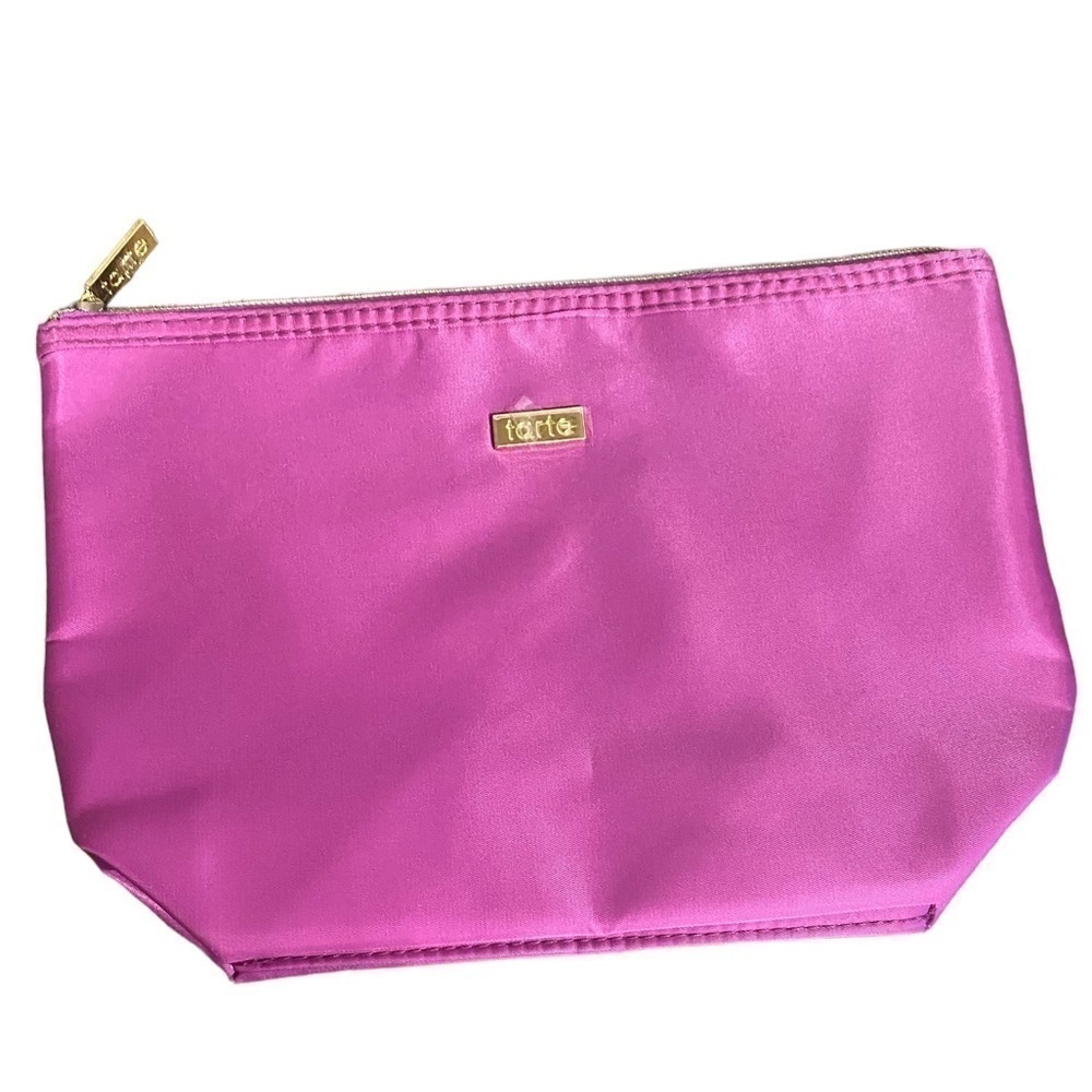 Tarte Hot Pink Zippered Cosmetic Bag NWOT
